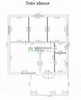 Дом 106м², 1-этажный, участок 4 сот.