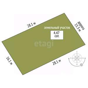 Дача 120м², 1-этажный, участок 4 сот.