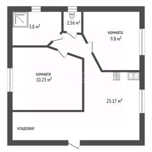 Дача 64м², 1-этажный, участок 4 сот.