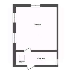 Дом 22м², 1-этажный, участок 5 сот.