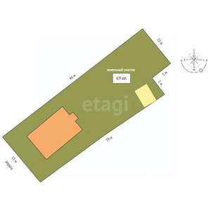 Дом 177м², 2-этажный, участок 7 сот.