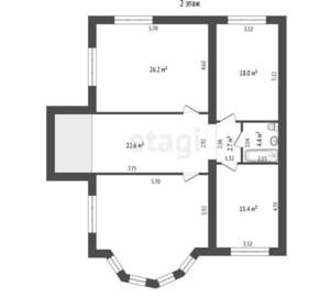 Дом 239м², 2-этажный, участок 10 сот.