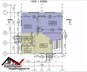 Дом 120м², 2-этажный, участок 4 сот.