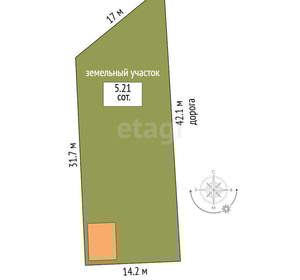 Дом 22м², 1-этажный, участок 5 сот.