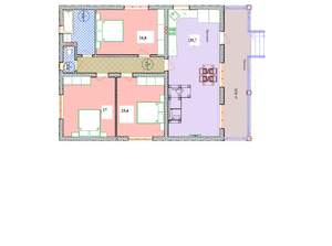 Дом 115м², 1-этажный, участок 4 сот.