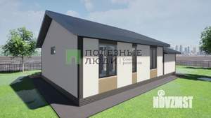 Дом 113м², 1-этажный, участок 4 сот.