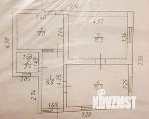 Дом 49м², 1-этажный, участок 7 сот.
