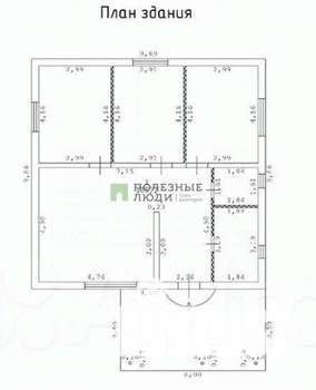 Дом 106м², 1-этажный, участок 4 сот.