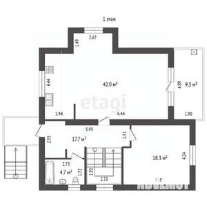 Дом 267м², 3-этажный, участок 8 сот.