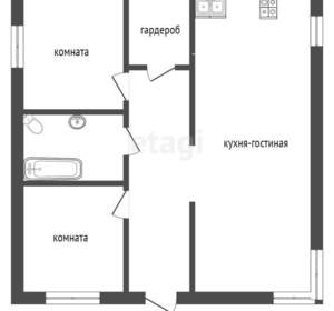 Дом 70м², 1-этажный, участок 4 сот.  