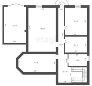 Дом 375м², 2-этажный, участок 8 сот.  