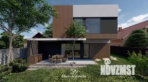 Дом 128м&sup2;, 2-этажный, участок 4 сот.  