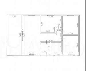 Дом 93м², 1-этажный, участок 4 сот.  