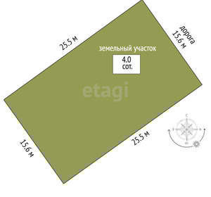 Дом 120м², 1-этажный, участок 4 сот.  
