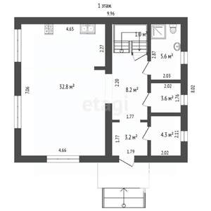 Дом 130м², 2-этажный, участок 4 сот.  