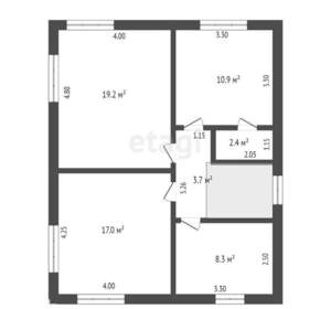 Дом 155м², 2-этажный, участок 4 сот.  