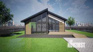 Дом 113м&sup2;, 1-этажный, участок 4 сот.  