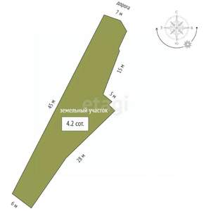 Дом 164м², 2-этажный, участок 4 сот.  