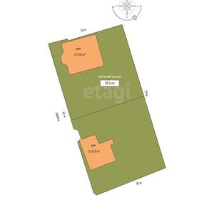 Дом 700м², 3-этажный, участок 18 сот.  