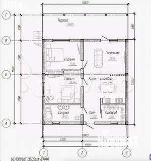Дом 90м&sup2;, 1-этажный, участок 4 сот.  