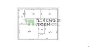 Дом 119м², 1-этажный, участок 4 сот.  