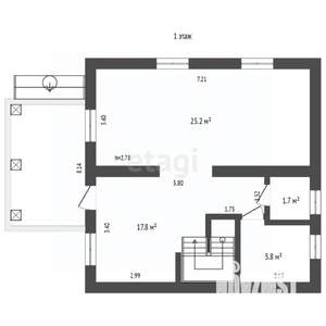 Дом 145м², 2-этажный, участок 8 сот.  