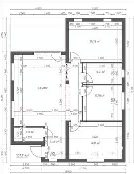 Дом 125м², 1-этажный, участок 4 сот.  