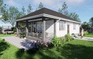 Дом 135м², 1-этажный, участок 5 сот.  