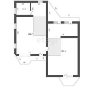 Дом 500м², 3-этажный, участок 5 сот.  