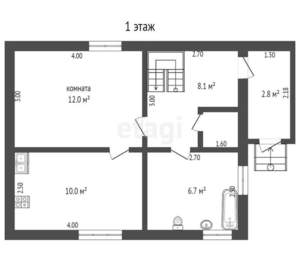 Дом 150м², 2-этажный, участок 6 сот.  