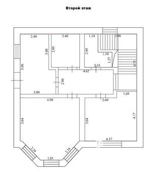 Дом 298м², 3-этажный, участок 5 сот.  