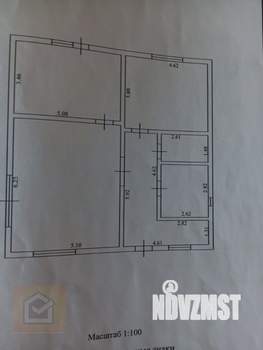 Дом 100м², 1-этажный, участок 5 сот.  