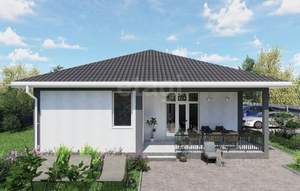 Дом 136м², 1-этажный, участок 4 сот.  