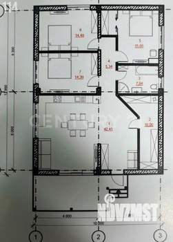 Дача 130м&sup2;, 1-этажный, участок 4 сот.  