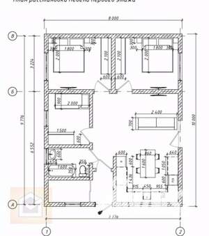 Дом 80м², 1-этажный, участок 4 сот.  