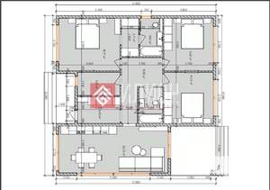 Дом 145м², 1-этажный, участок 4 сот.  