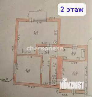 Дом 180м&sup2;, 2-этажный, участок 3 сот.  