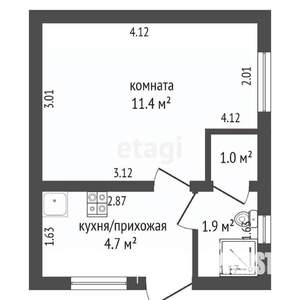 Дом 20м², 1-этажный, участок 9 сот.  
