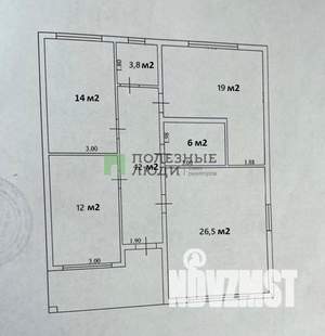 Дом 110м², 1-этажный, участок 8 сот.  