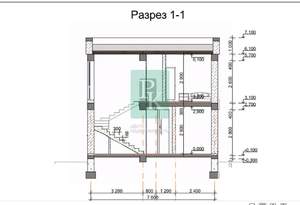 Дом 130м², 2-этажный, участок 4 сот.  