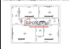 Дом 120м², 1-этажный, участок 4 сот.  