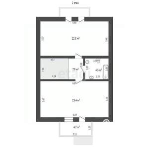 Дом 120м², 2-этажный, участок 4 сот.  