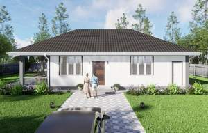 Дом 135м², 1-этажный, участок 5 сот.  