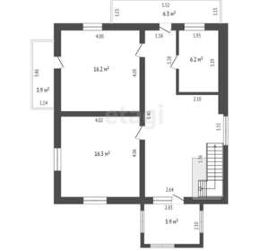 Дом 250м², 3-этажный, участок 4 сот.  