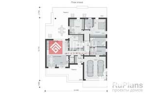 Дом 140м², 1-этажный, участок 6 сот.  