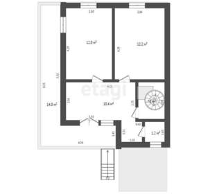 Дом 145м², 2-этажный, участок 4 сот.  
