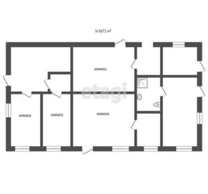 Дом 167м², 1-этажный, участок 5 сот.  