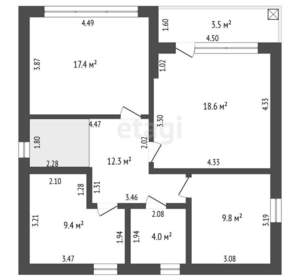 Дом 170м², 2-этажный, участок 5 сот.  