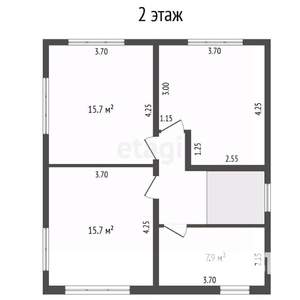 Дом 130м², 2-этажный, участок 10 сот.  