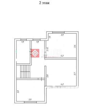 Дом 122м², 2-этажный, участок 4 сот.  